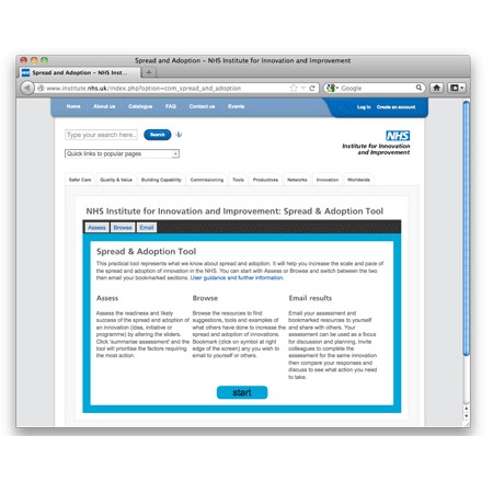 Live|work: NHS supporting adoption of innovation